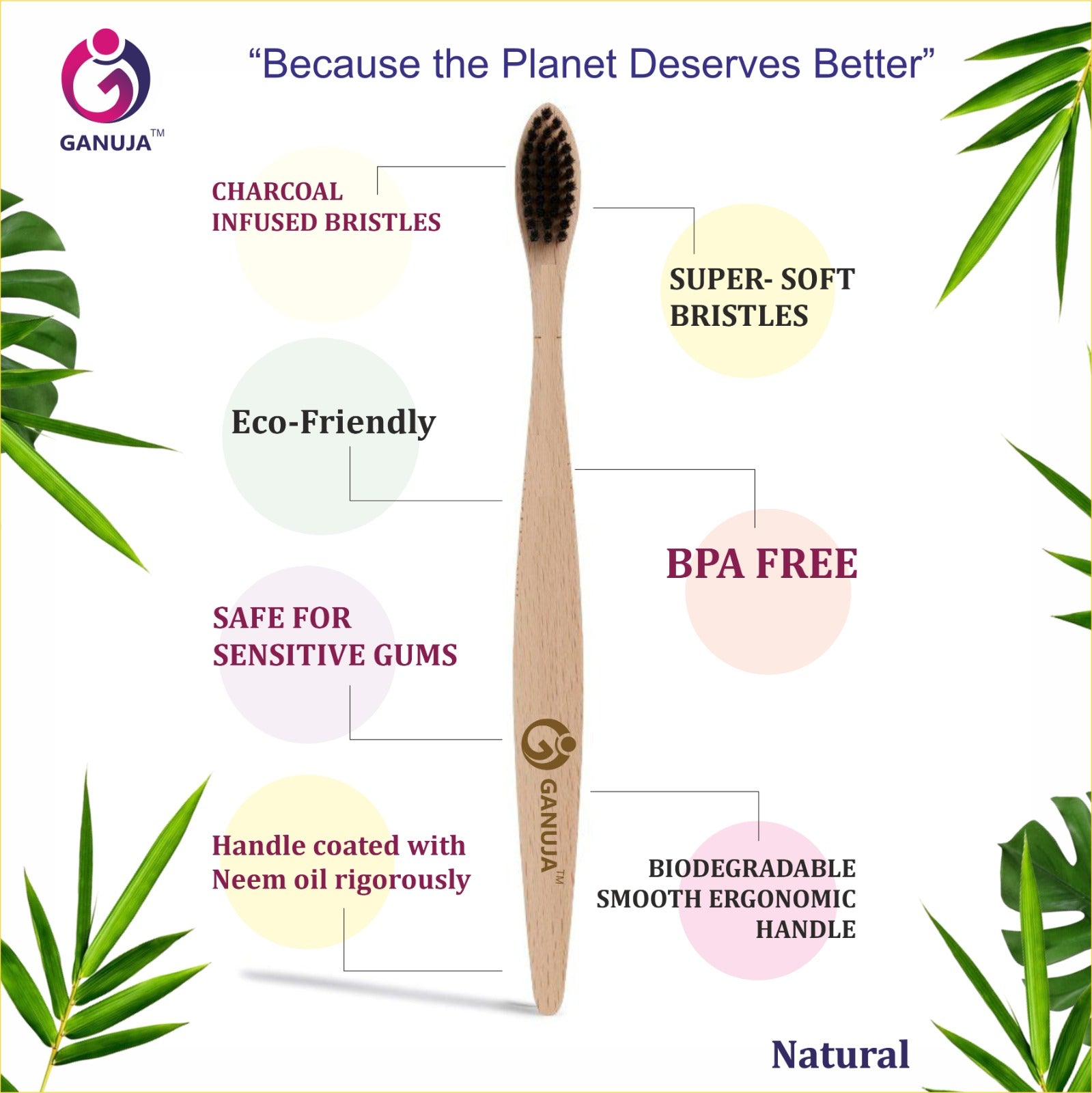 Adult Bamboo Toothbrush