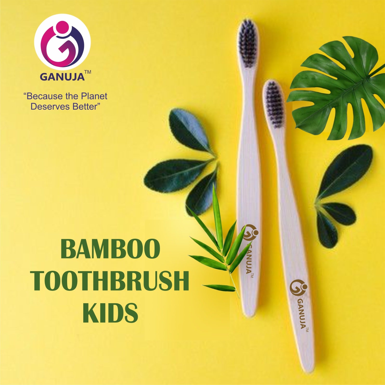 Kids Bamboo Toothbrush
