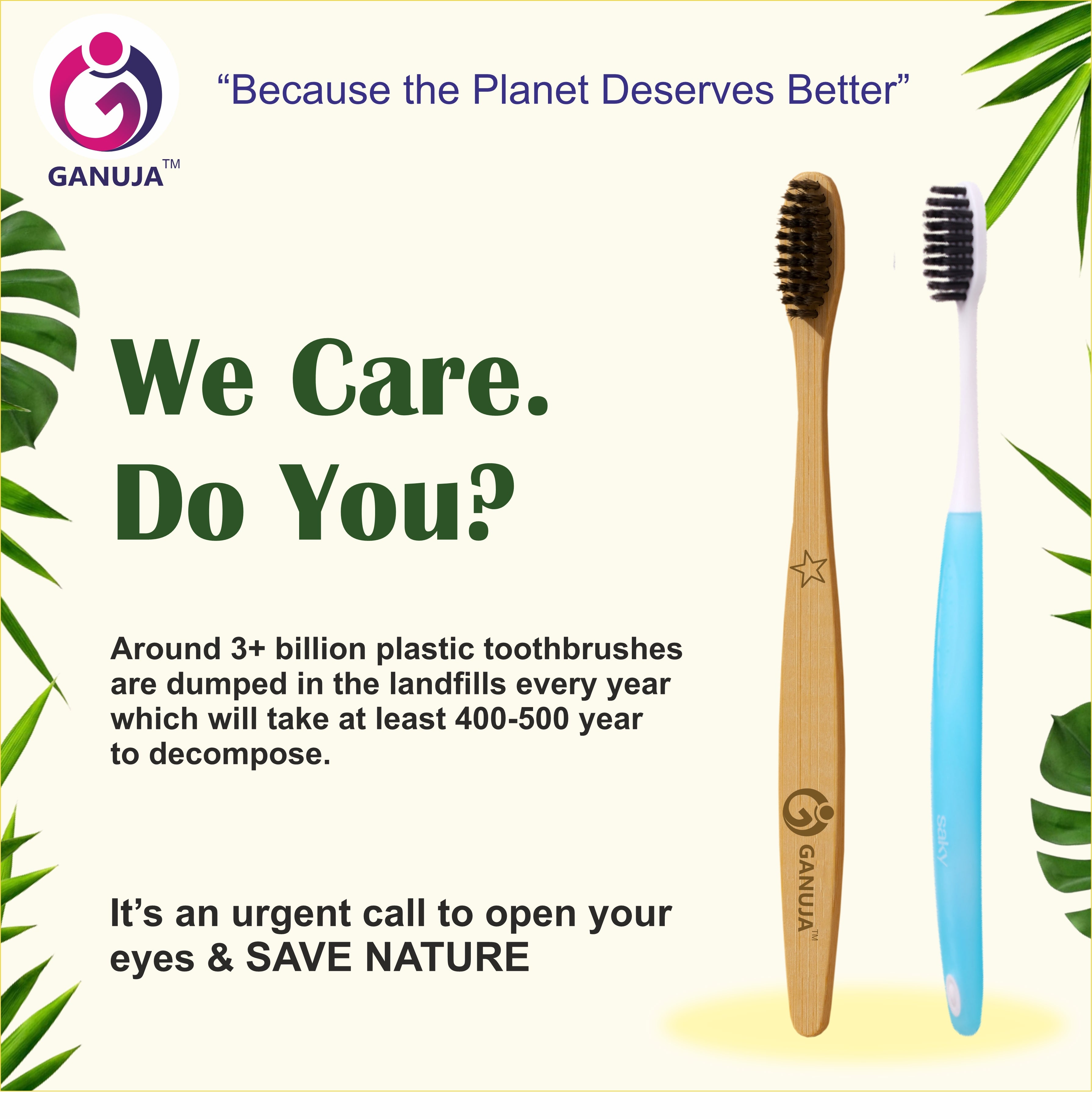 Kids Bamboo Toothbrush
